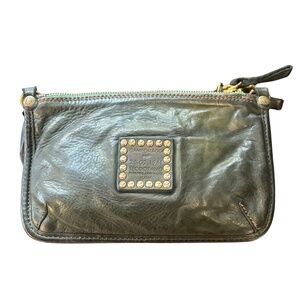 Campomaggi Leather Clutch/Bag in Bottiglia